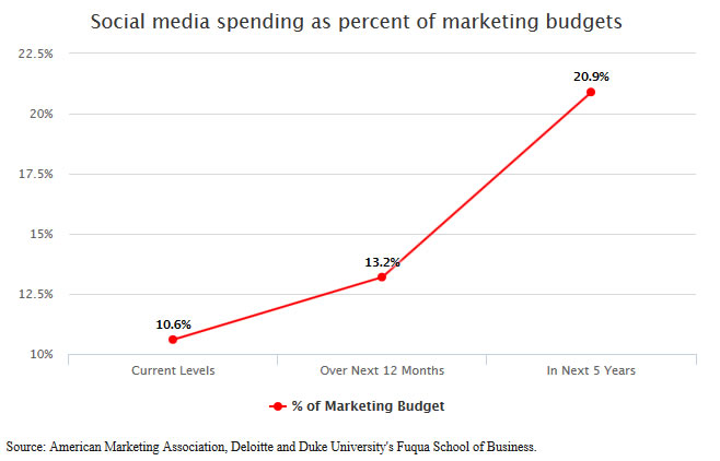 social-anteileusa Mehr Budget auf Social Media