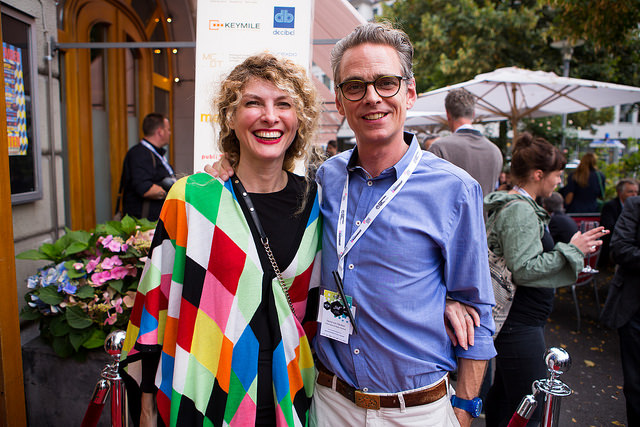 Sabrina und Derryl von Däninken (Organisatoren IRF und Radioday)